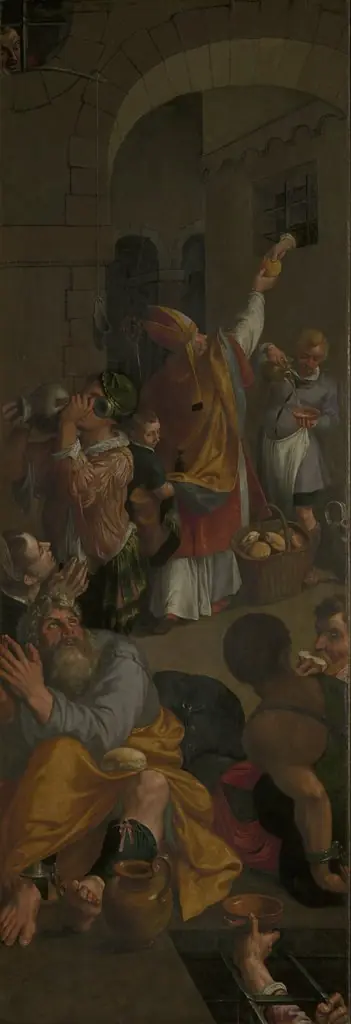 Saint Eligius visits the prisoners