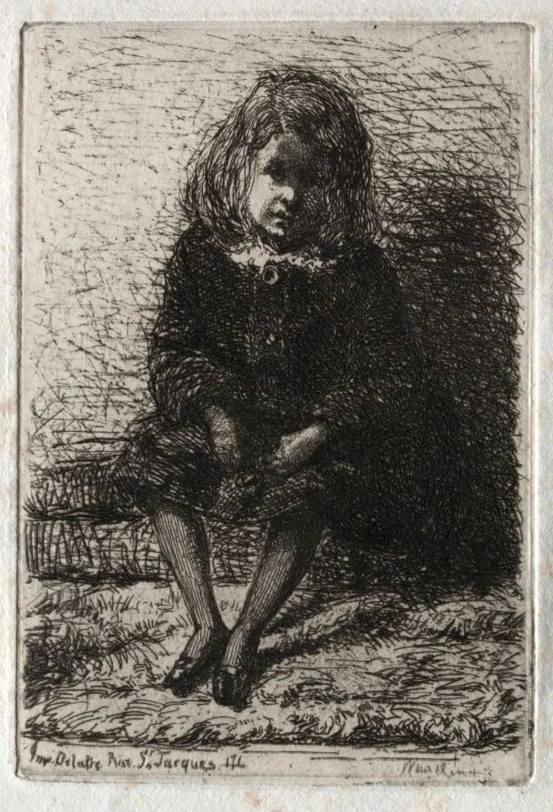 Twelve Etchings from Nature:  Little Arthur, by James McNeill Whistler, 1858