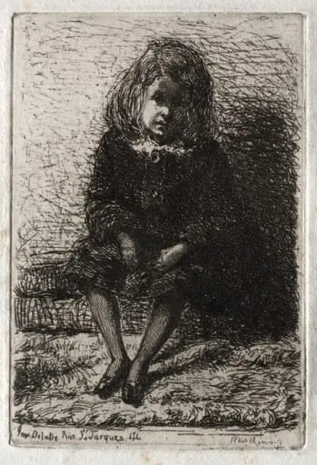 Twelve Etchings from Nature:  Little Arthur