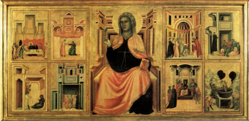 Saint Cecilia and scenes from her life