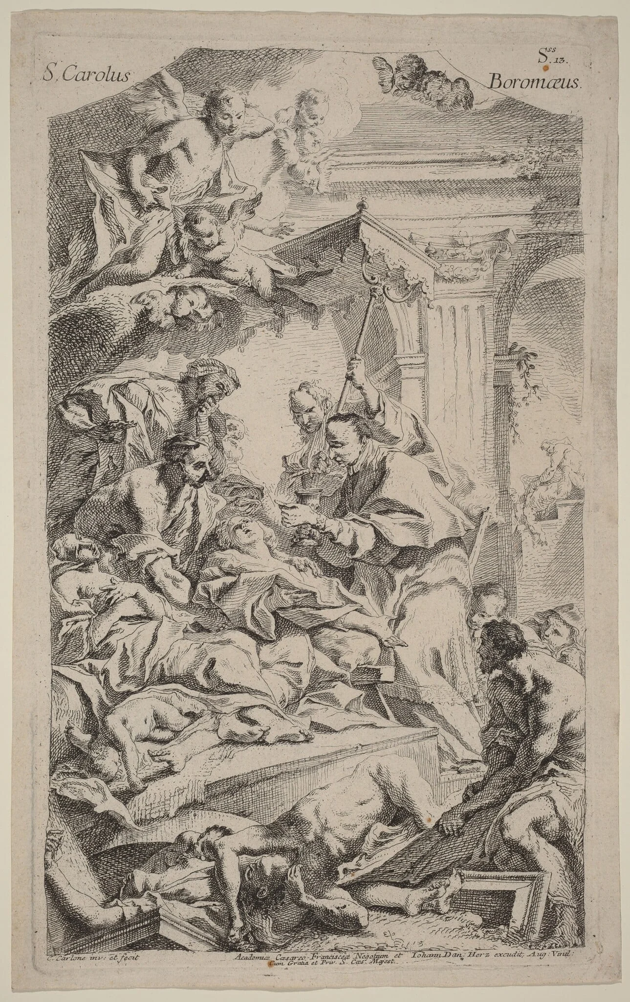 San Carlo Borromeo Giving Last Communion to Victims of the Plague