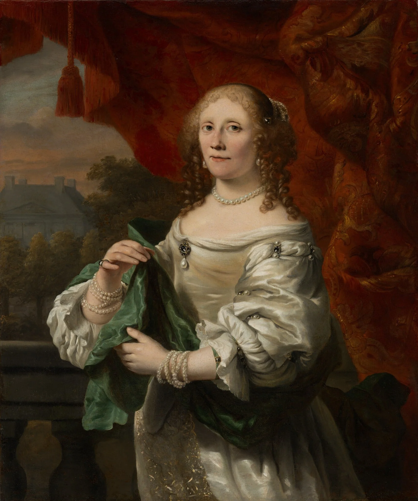 Portrait of a Woman, by Ferdinand Bol, oil, 1664