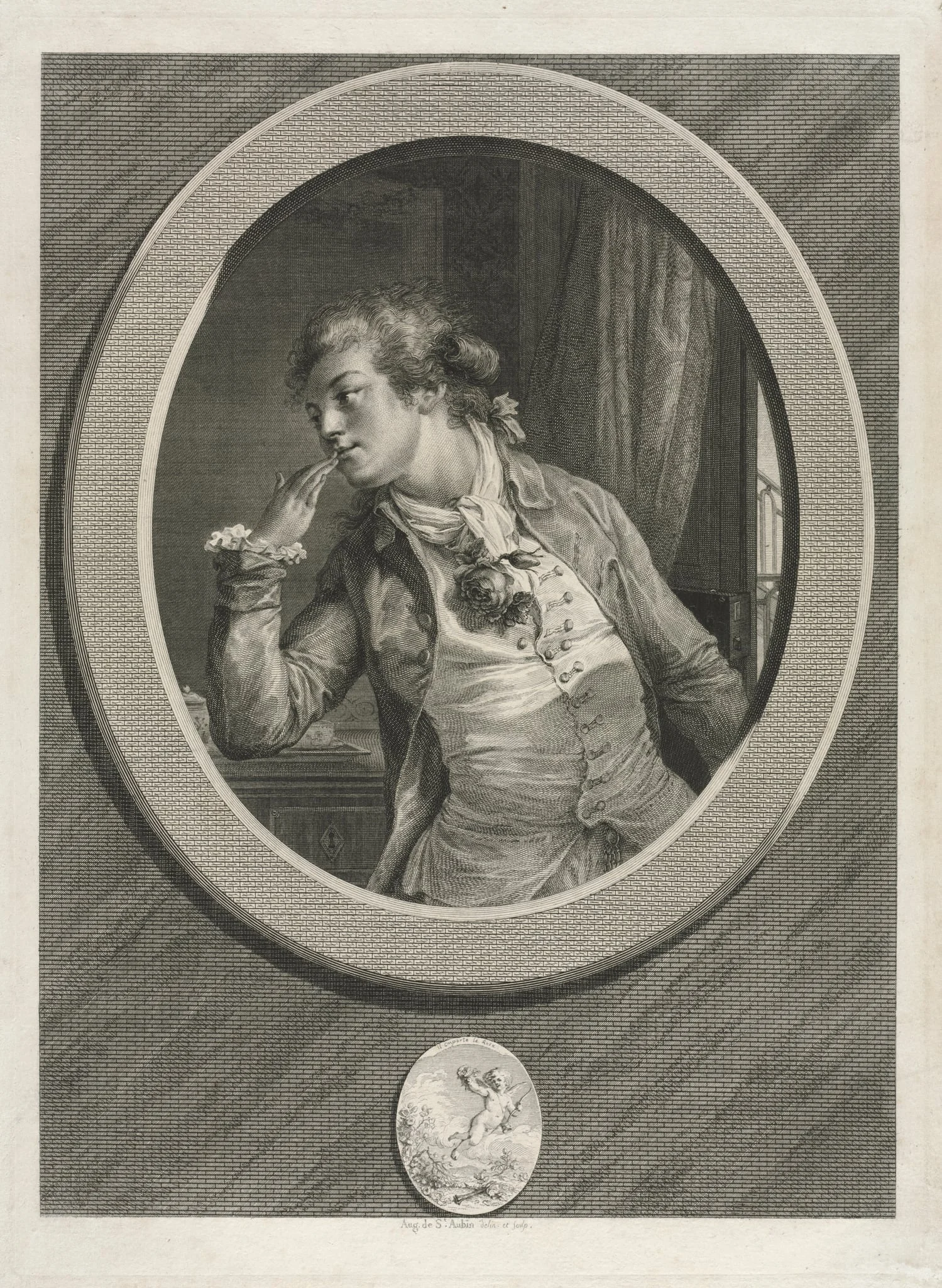 You May Count on Me, by Augustin de Saint-Aubin, 1789