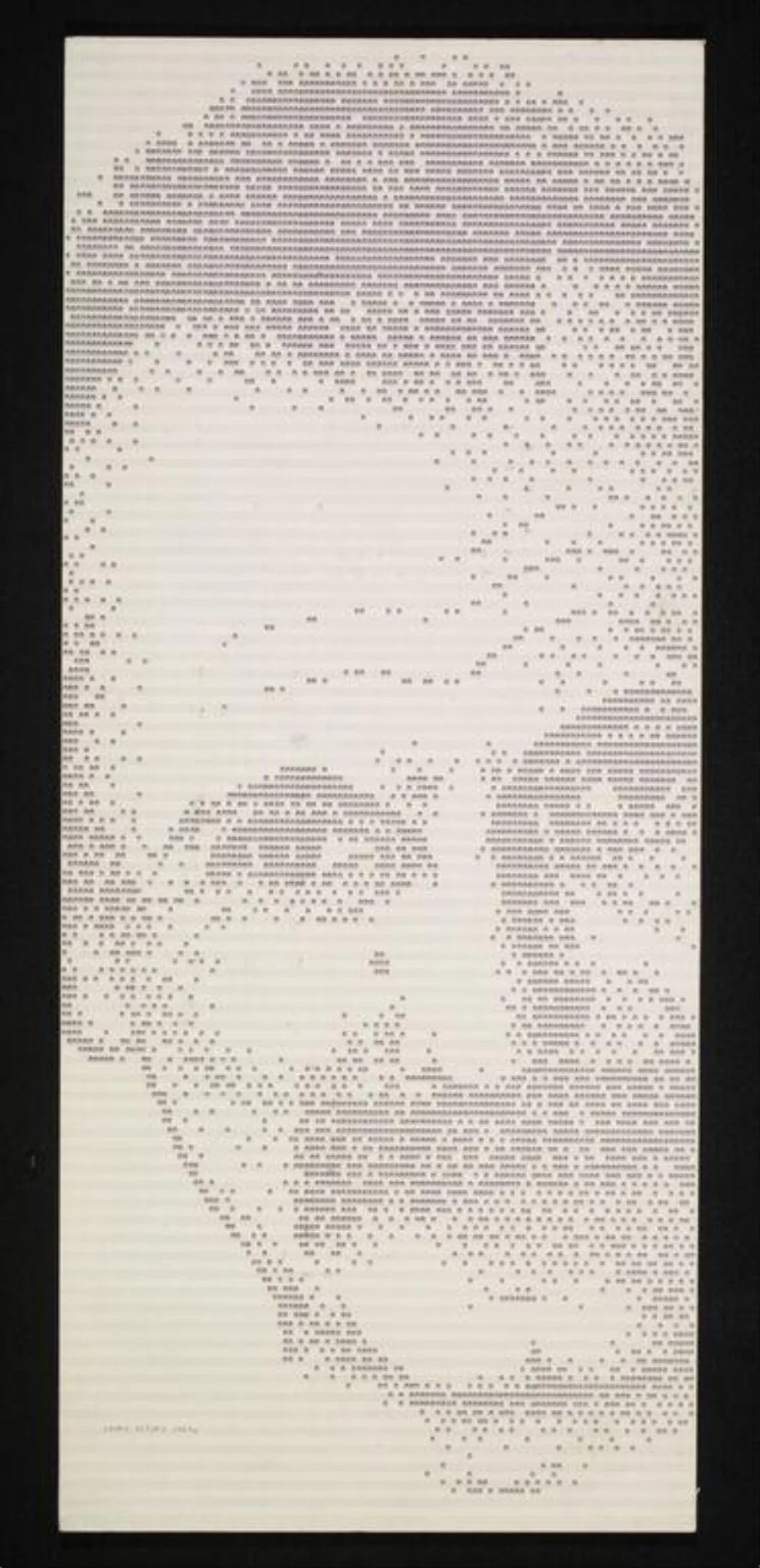 Portrait of Georges Brassens, by Jaume Estapà, 1969