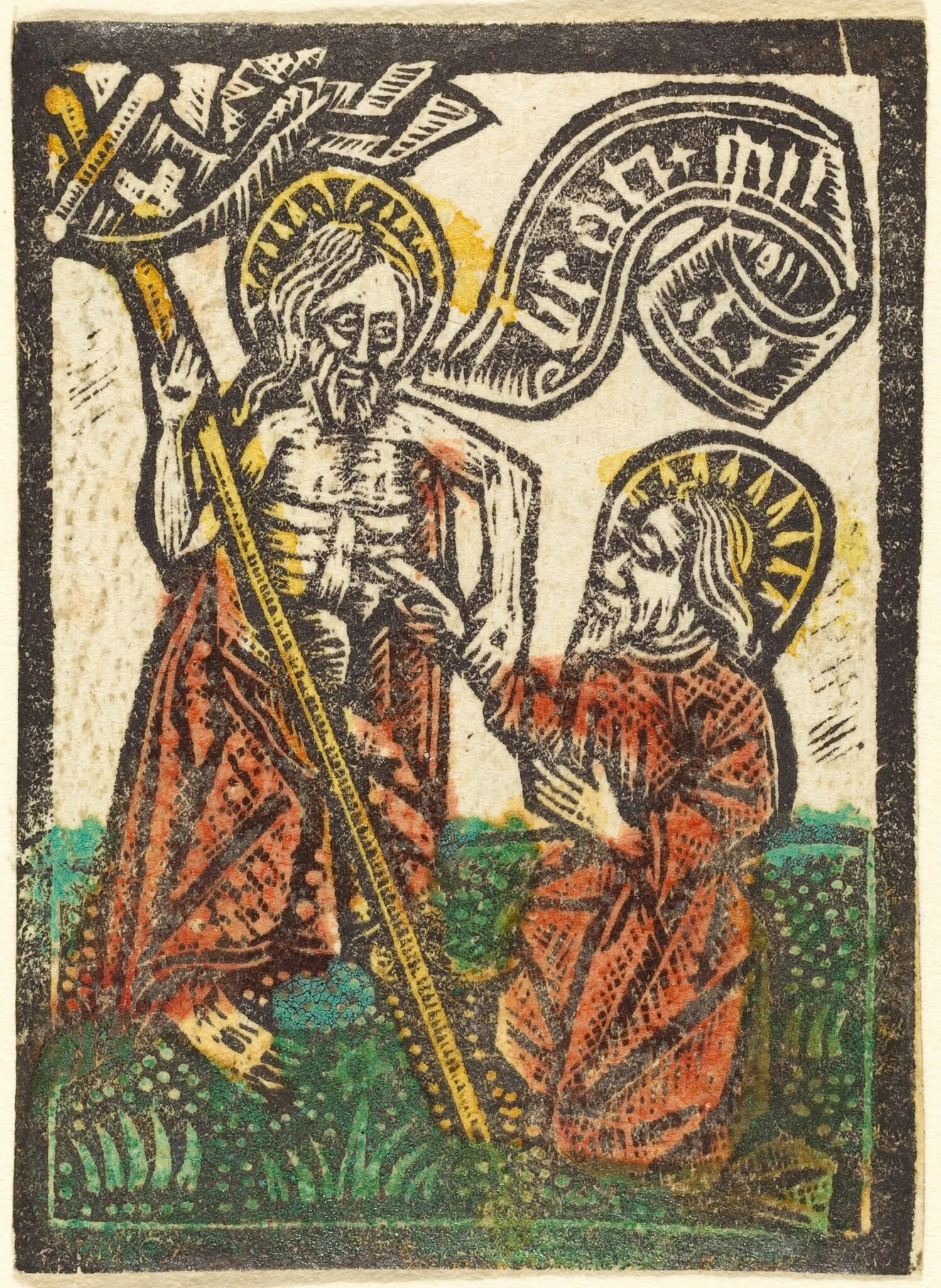 Christ Appearing to Thomas, by German 15th Century, paint, 1470