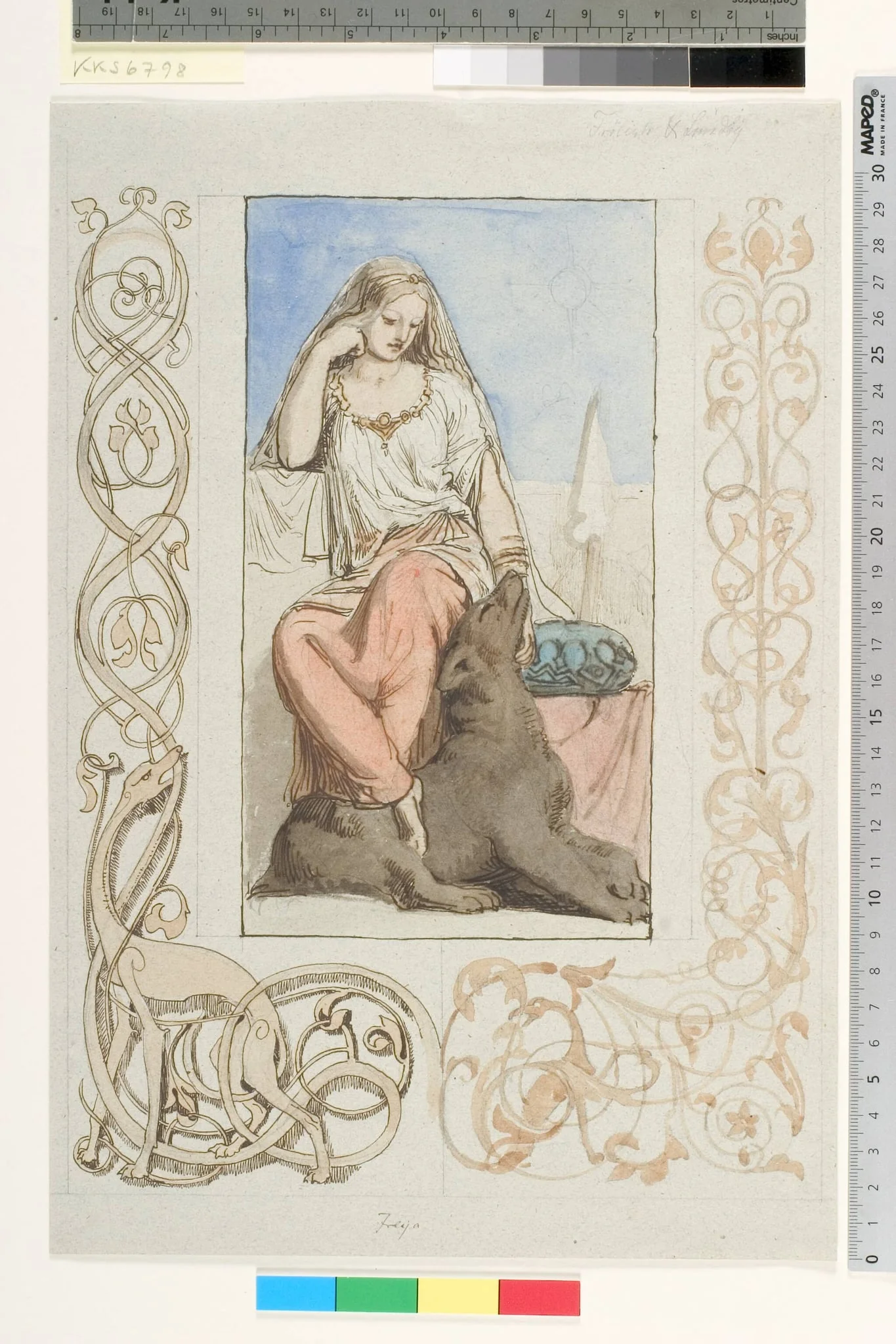 Freia, by Unknown, unspecified, 1844