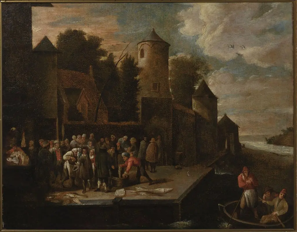 Fishmongers in the port