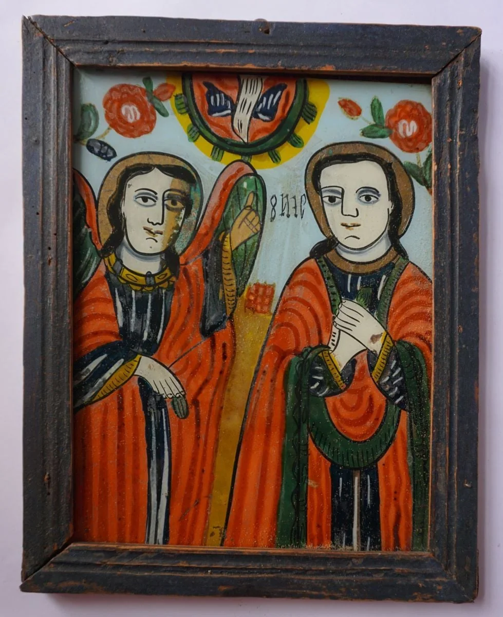 Icoană „Buna Vestire”, by Unknown, 1850