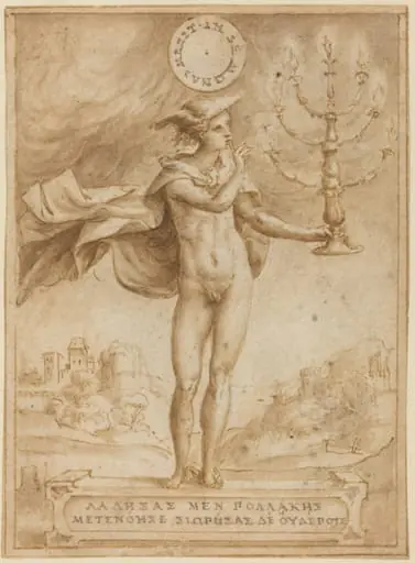Study for Harpocrates (Silentio Deum Cole)