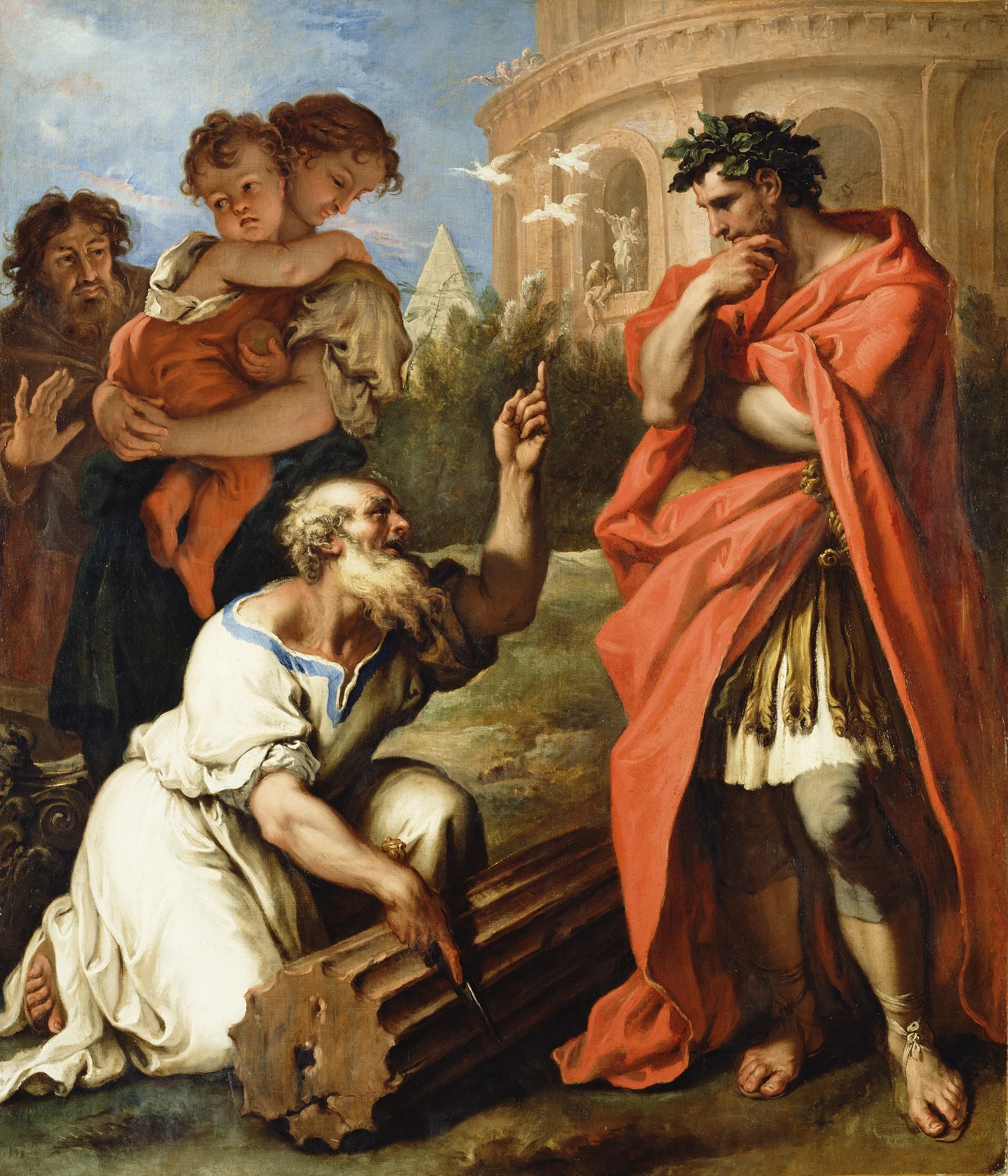 Tarquin the Elder Consulting Attius Navius