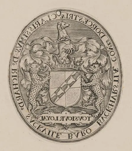 Shield of Richard Sackville, 3rd Earl of Dorset [right half]