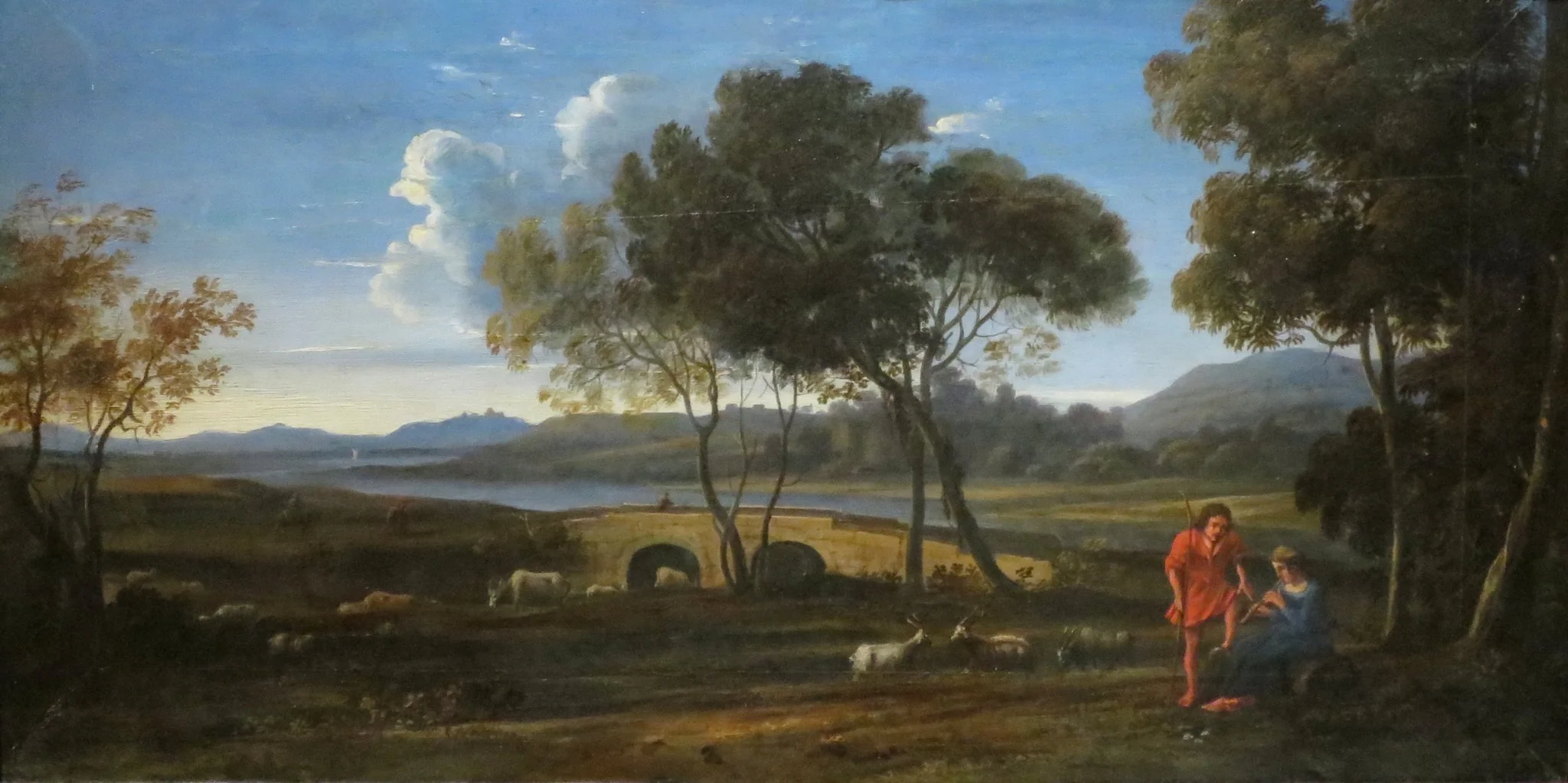Classical Landscape, by Claude Lorrain, oil, 1650