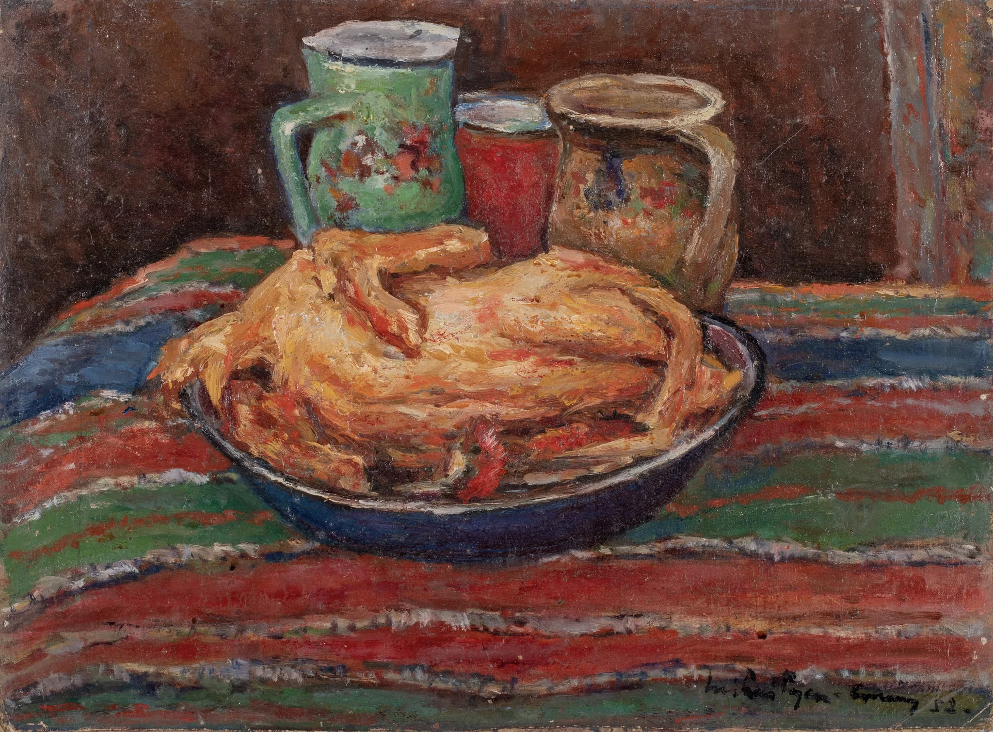 Natură moartă, by Mihăilescu-Craiu Victor, 1945