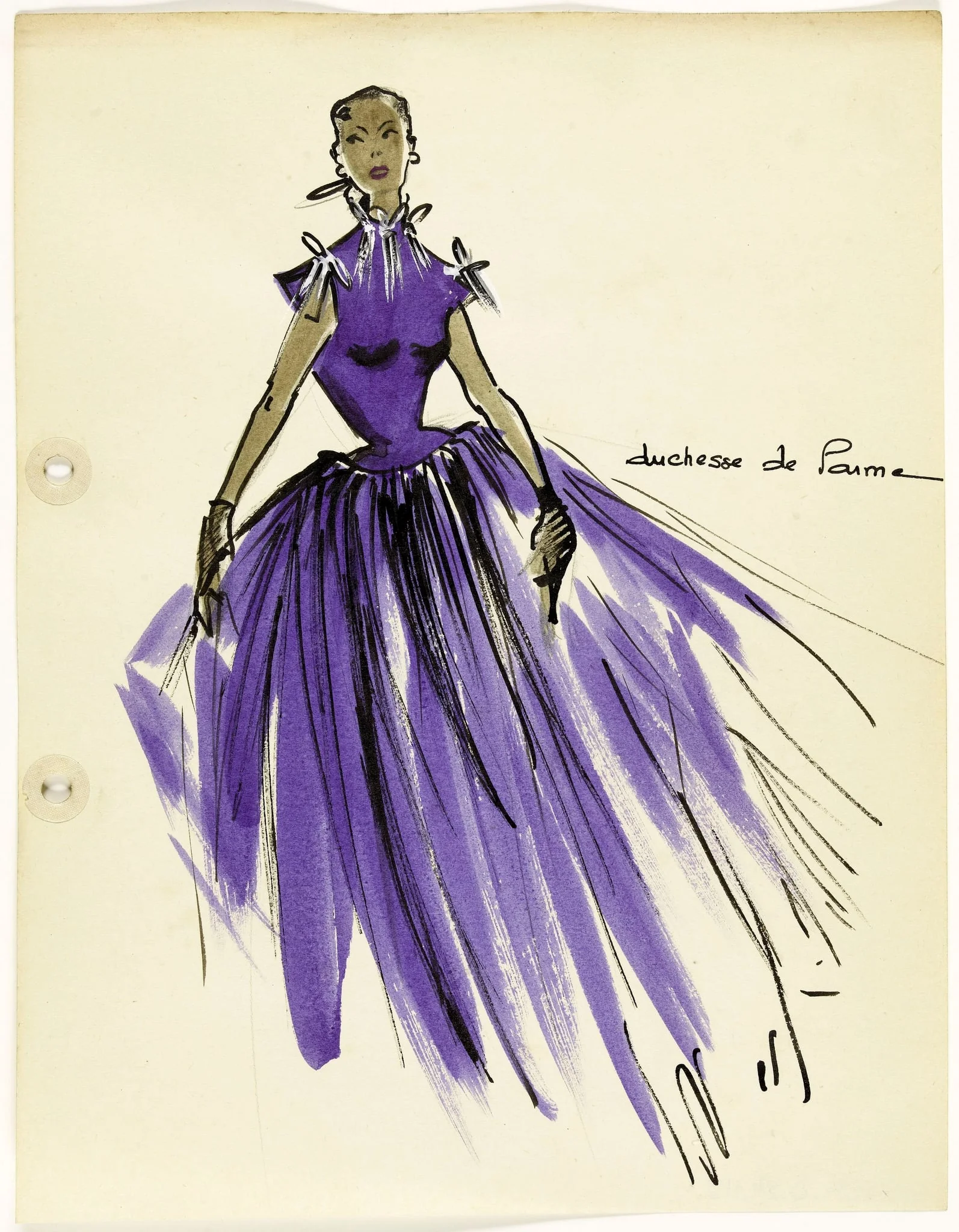 'Duchesse de Parme', by Marie-Louise Carven, 1951