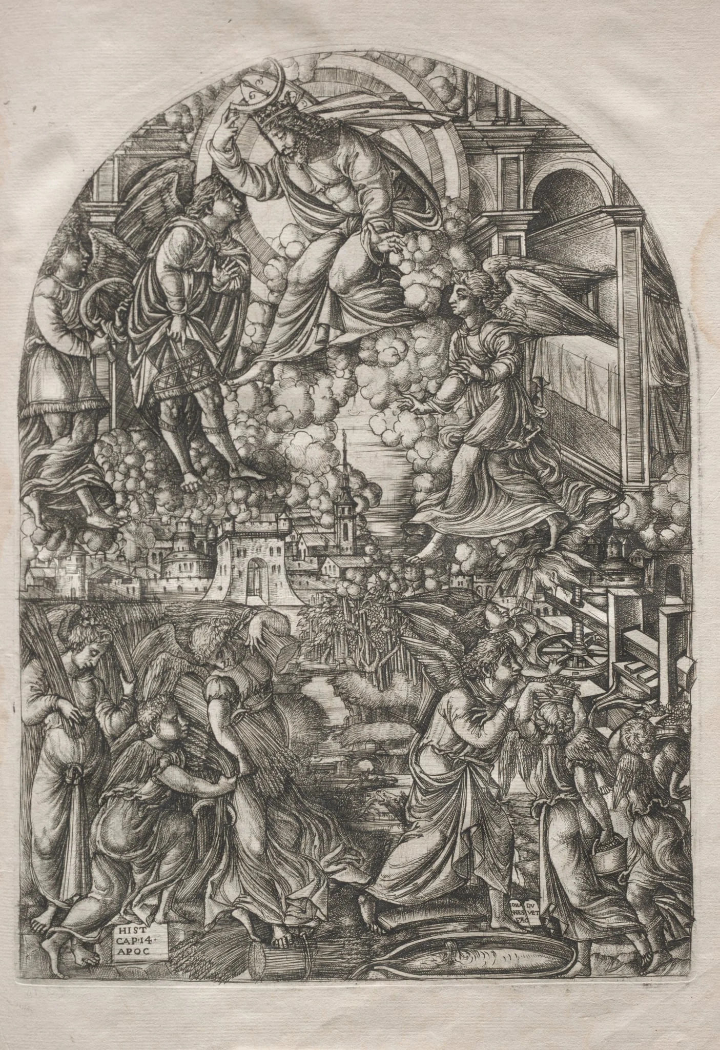 The Apocalypse:  The Winepress of the Wrath of God, by Jean Duvet, 1551