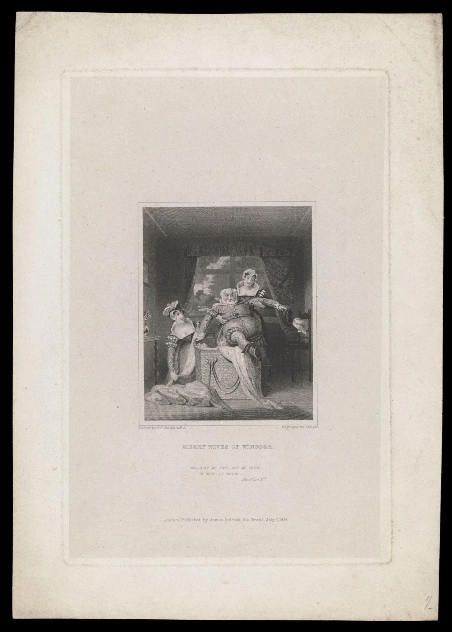 H Beard Print Collection, by George Francis Joseph, 1