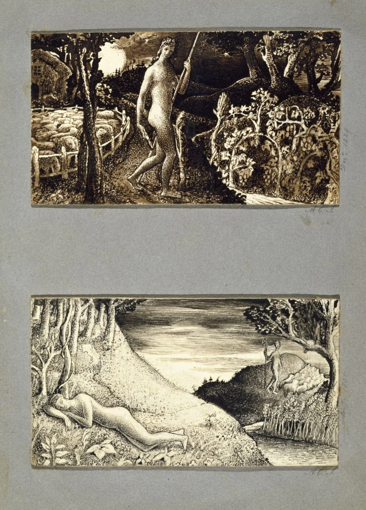 Drawing from the Ionides Album, by Ionides, 1850