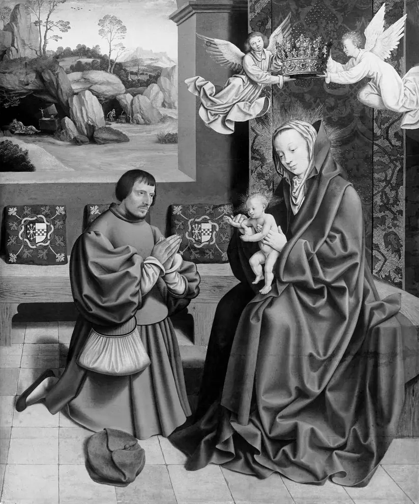 Mary with the child, adored by the Duke of Cleves