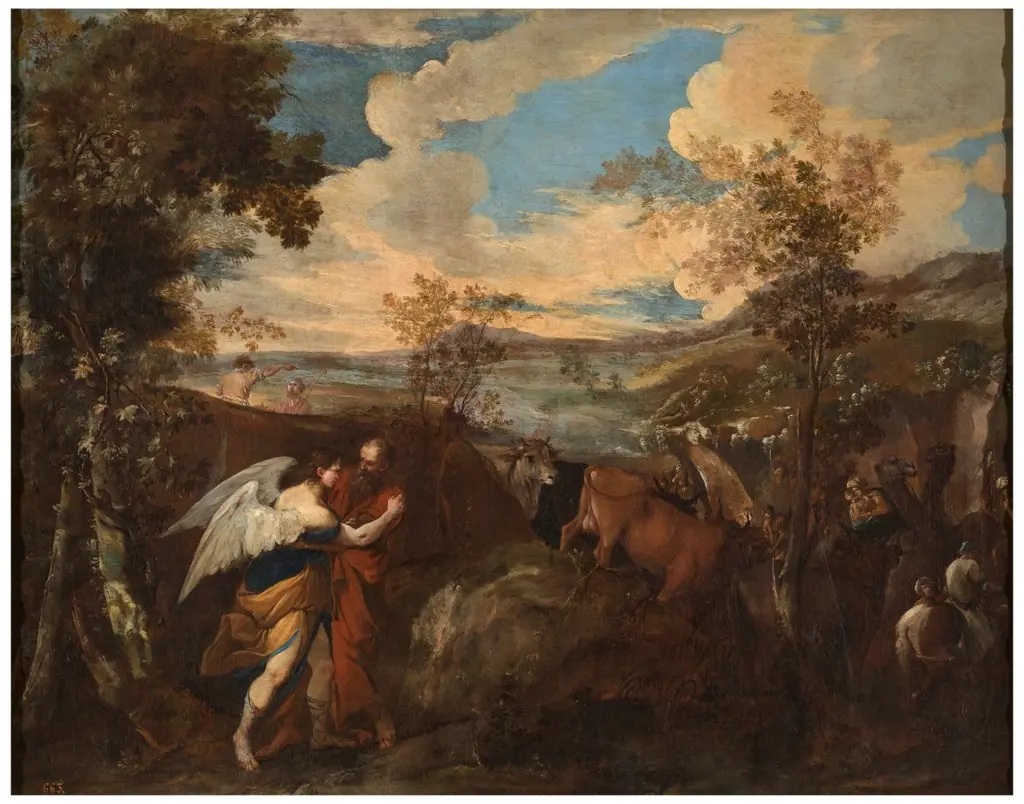 Lucha de Jacob con el ángel