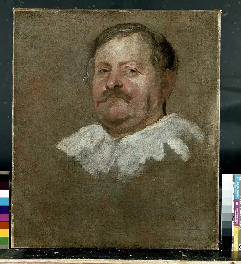 Head of a Man wearing a Falling Ruff