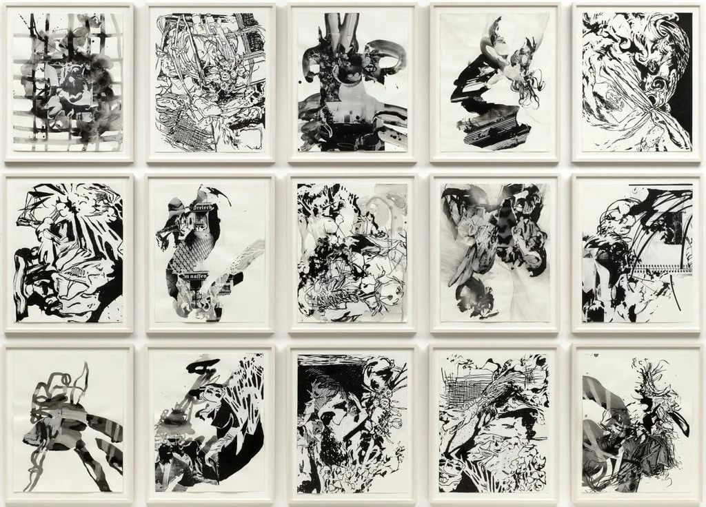 Untitled, by Charline von Heyl, ink, 2003
