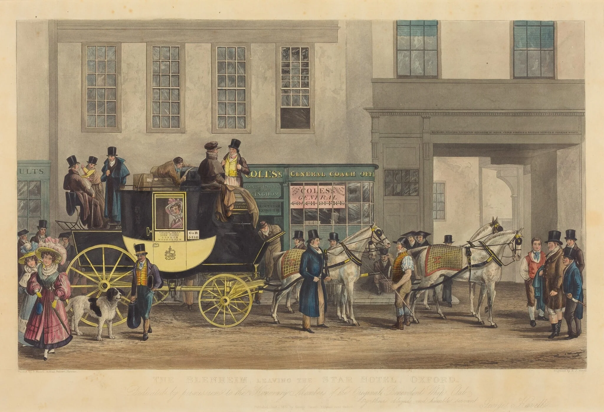 The Blenheim, Leaving the Star Hotel, Oxford