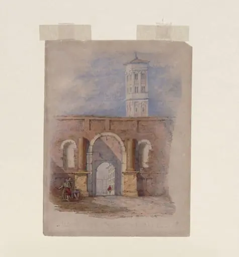 An Ancient Gateway in the Vicinity of St. Peter's, Rome