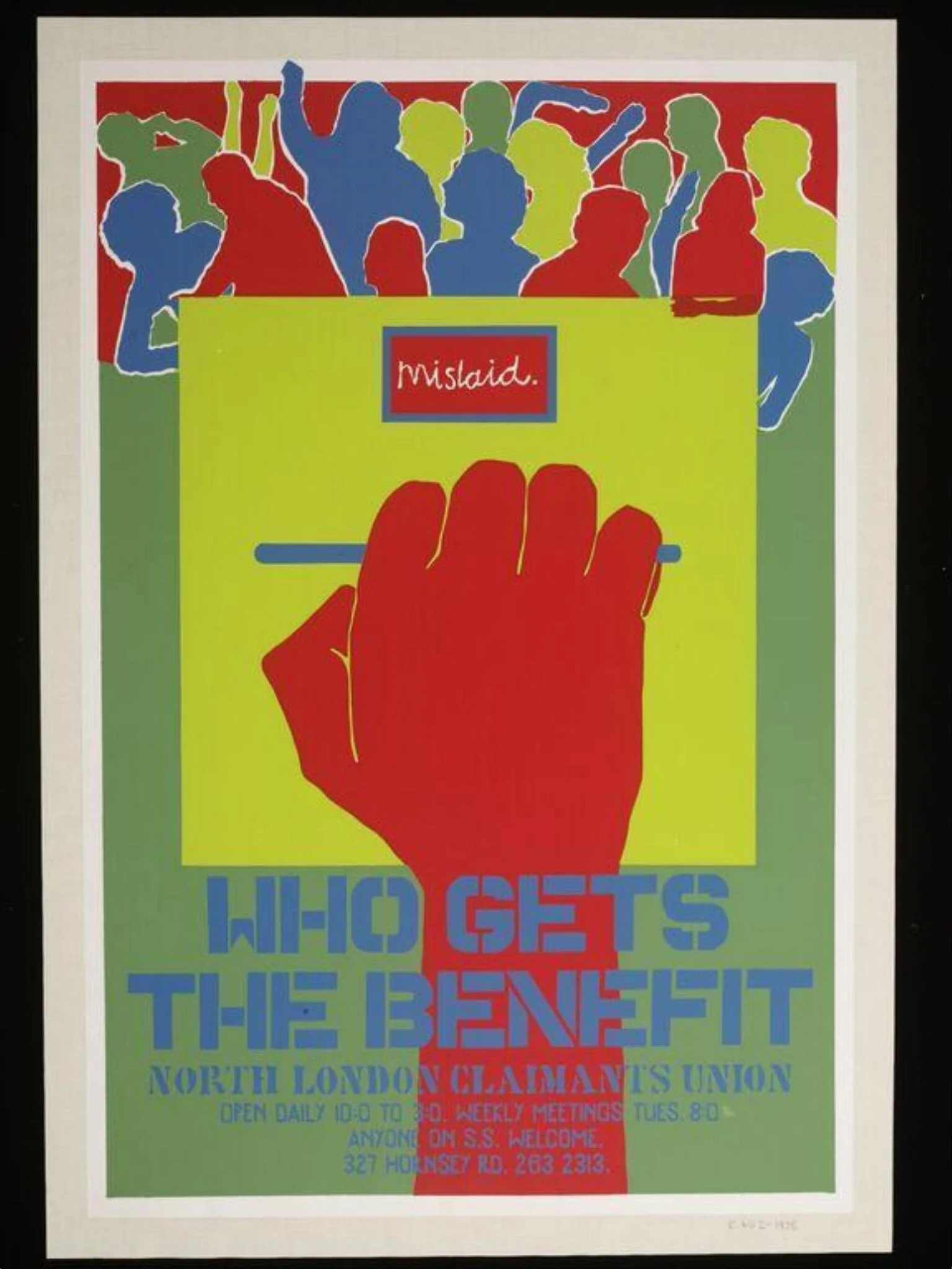 Mislaid. Who Gets the Benefit, by Bernadette Brittain, 1974