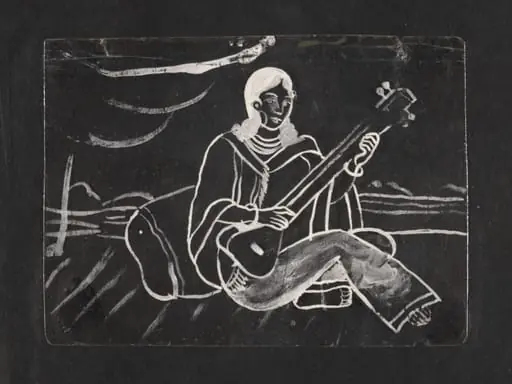 One of sixty-three paintings depicting occupations, festivals and ships.