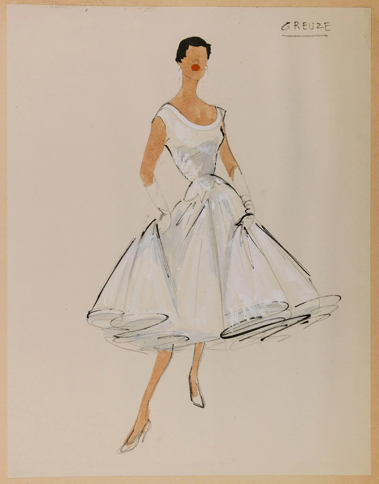 Greuze, by Carven, 1953