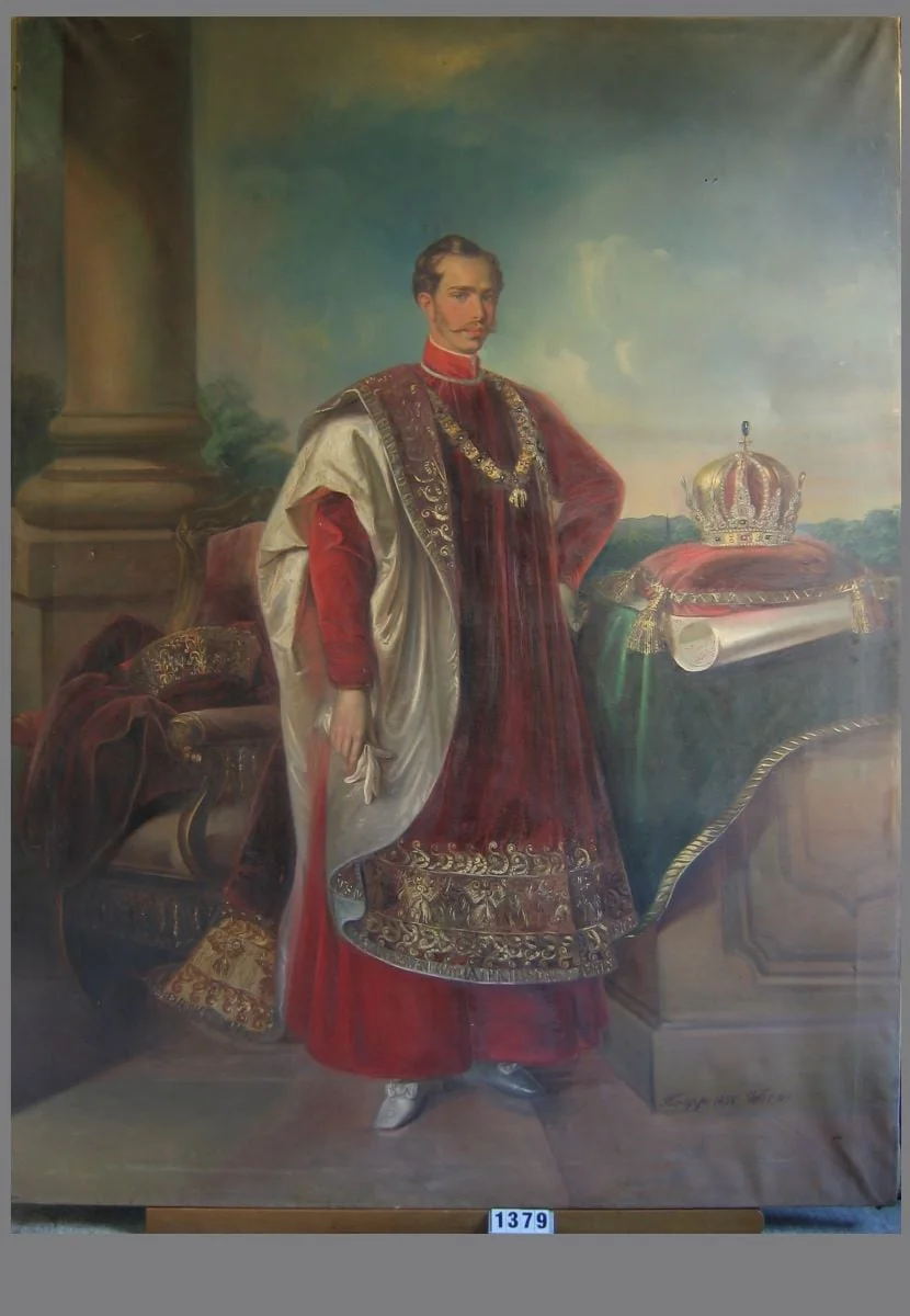 Împăratul Franz Joseph I (în registrul inventar: Împăratul Frans Joseph II), by Friedrich J. Krepp, unspecified, 1858