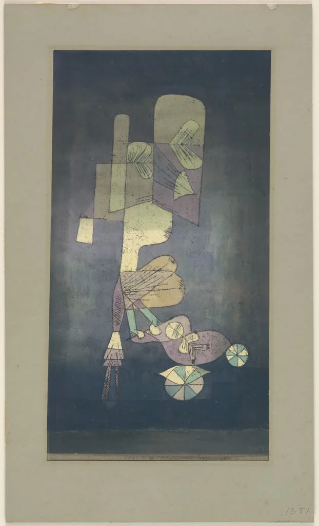 Untitled, by Paul Klee, oil, 1923