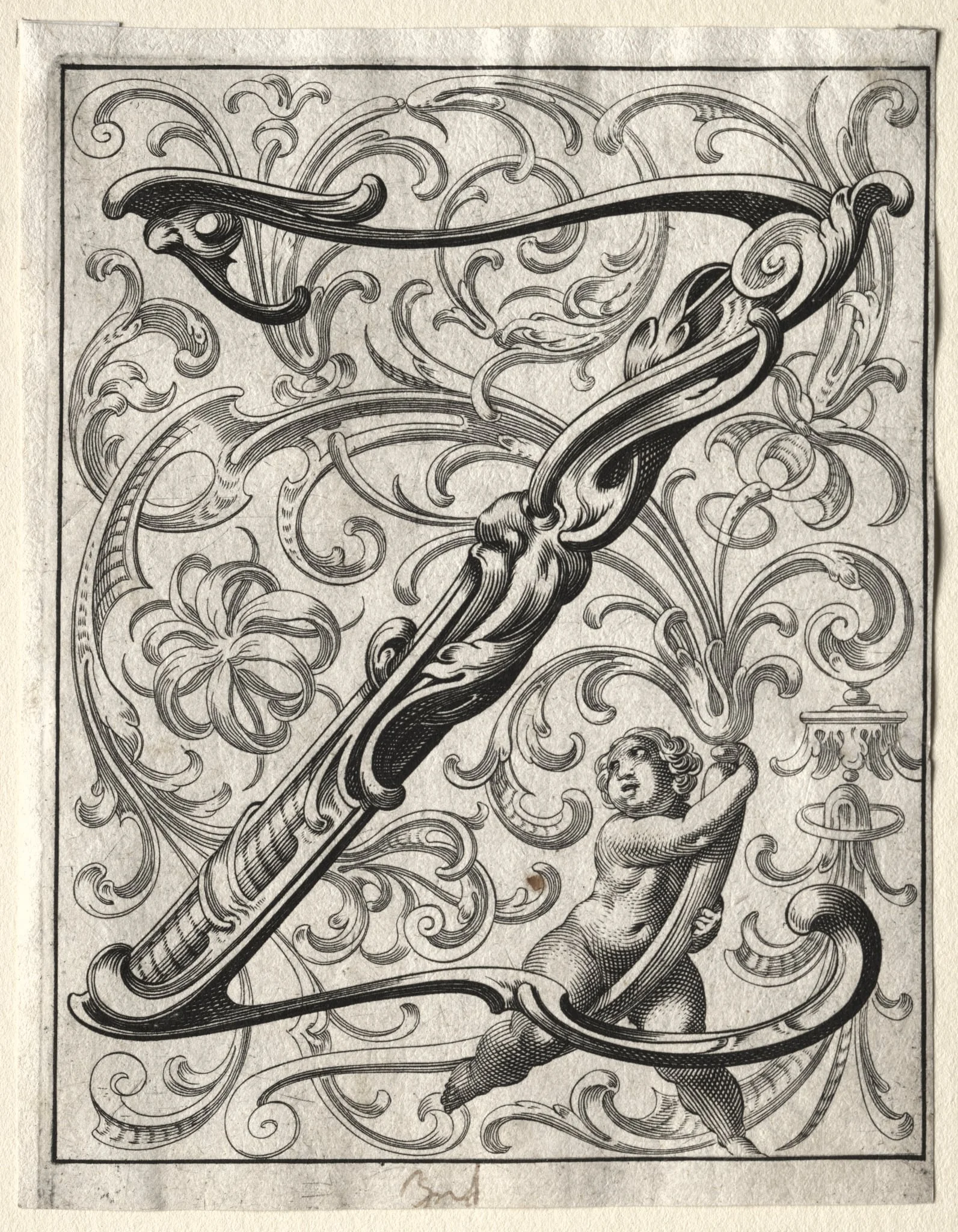 New ABC Booklet:  Z, by Lucas Kilian, 1627
