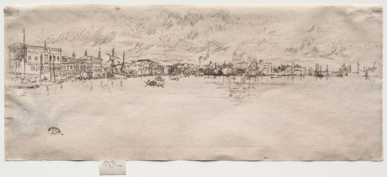 Long Venice, by James McNeill Whistler, 1880