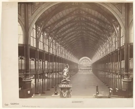 Interior view of the Nave, looking west, International Exhibition, South Kensington