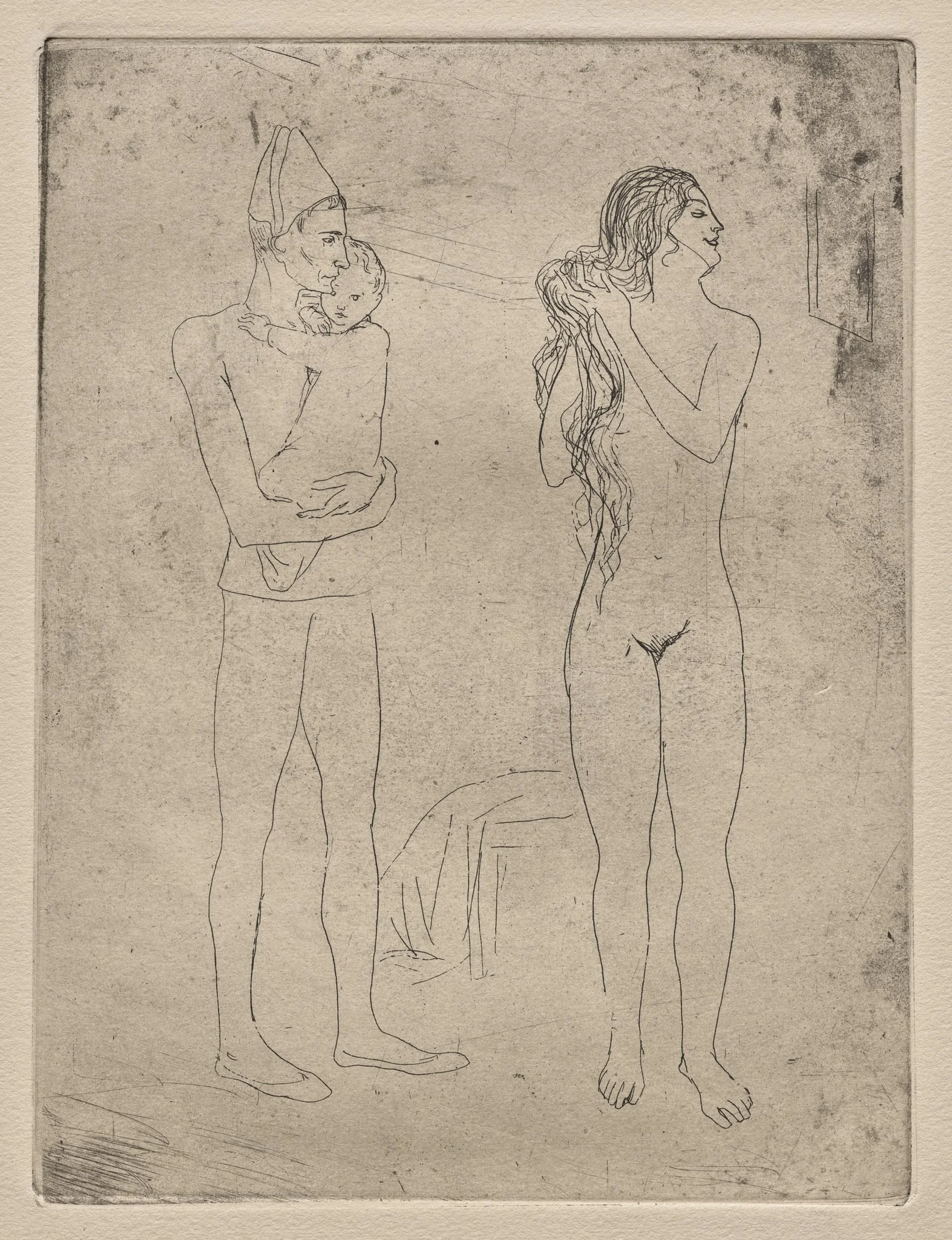 The Mother at Her Toilette, by Pablo Picasso, 1905