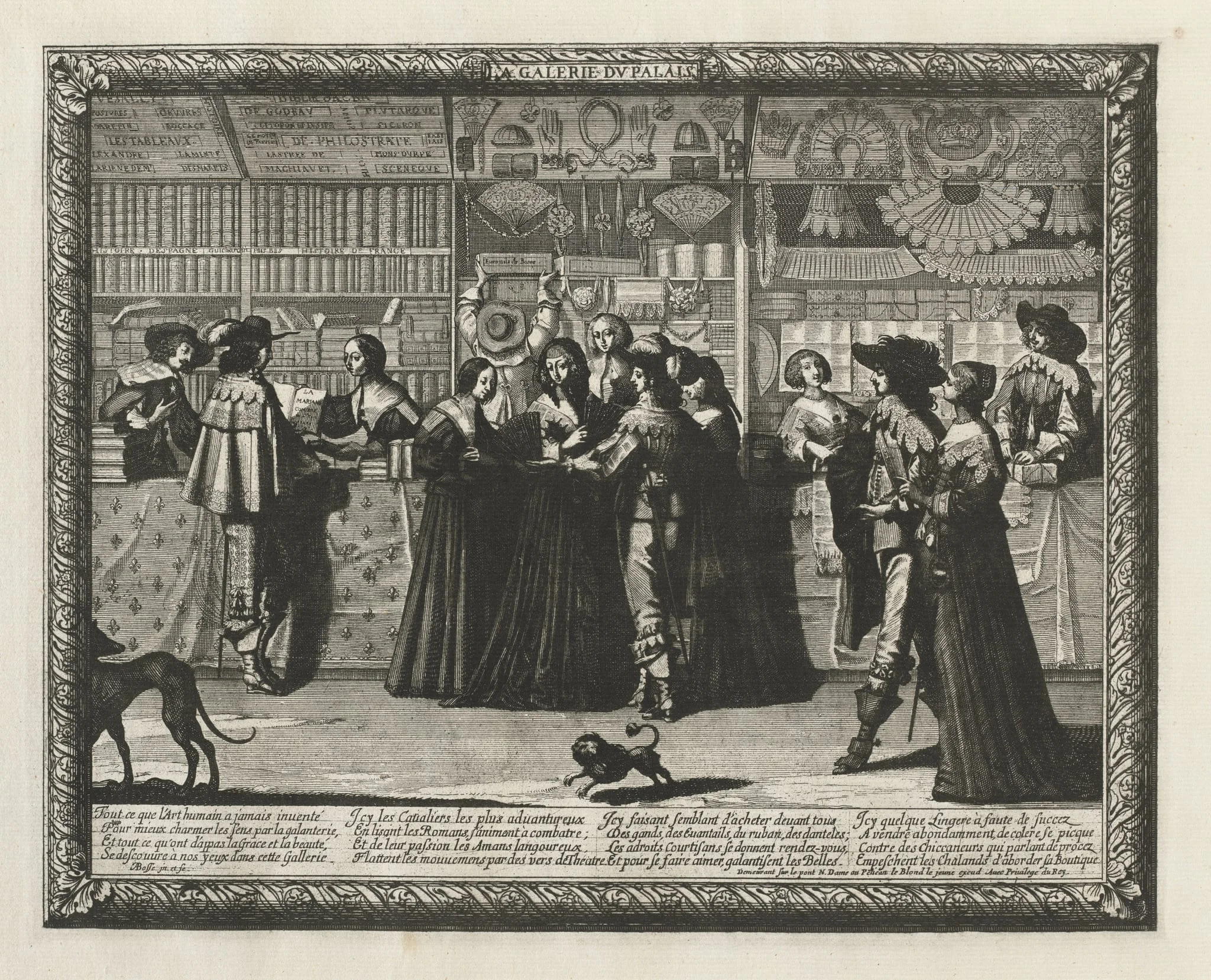 La Galerie du Paris, by Abraham Bosse, 1640