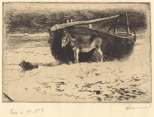 Small Donkey at Berck (Un petit ane à Berck)