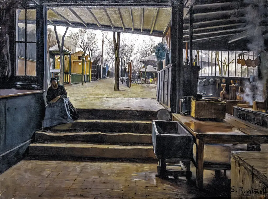 The kitchens of the Moulin de la Galette
