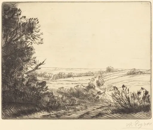 Landscape: Road to Horville (Paysage: Chemin d'Horville)