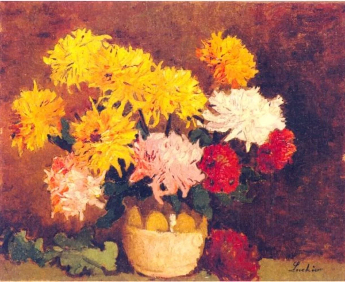 Crizanteme, by Ștefan Luchian, unspecified, 1910