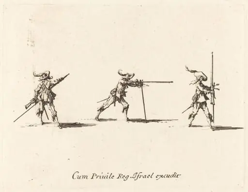 Taking the Firing Position with the Musket
