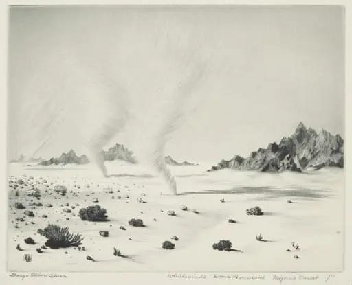 Whirlwinds, Dead Mountains, Mojave Desert, California