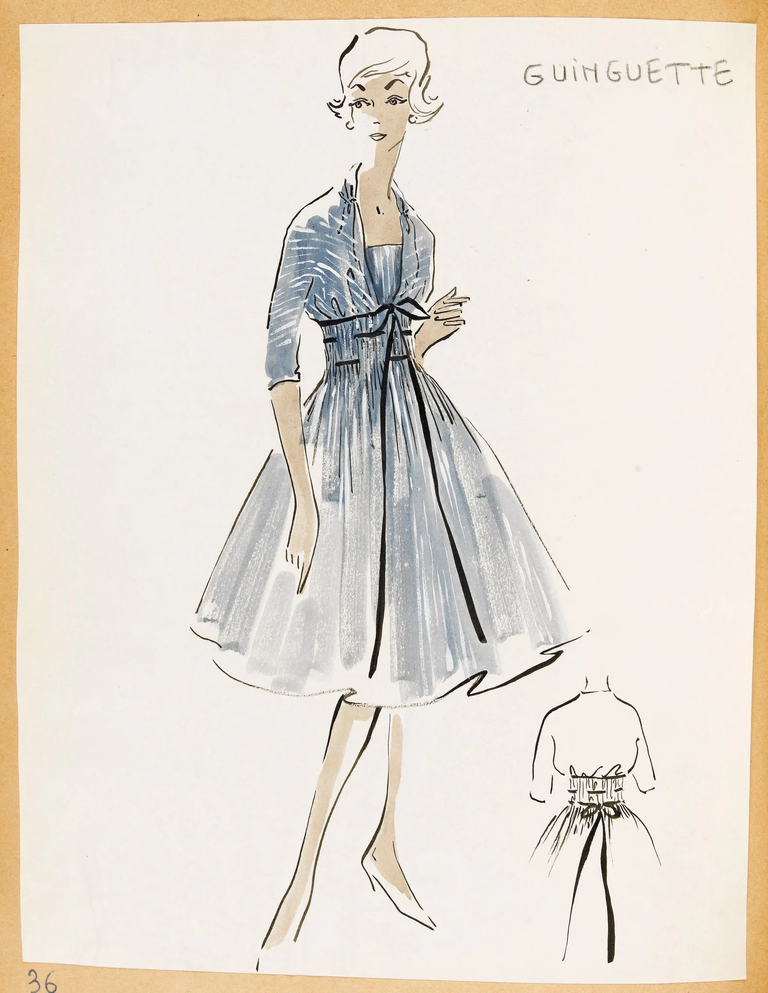 Guinguette, by Carven, 1957