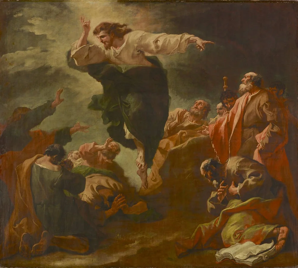 Christi Himmelfahrt, by Sebastiano Ricci, oil, 1702