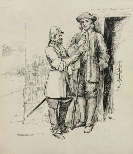 Illustration for Chapter XXIII from "Lorna Doone"