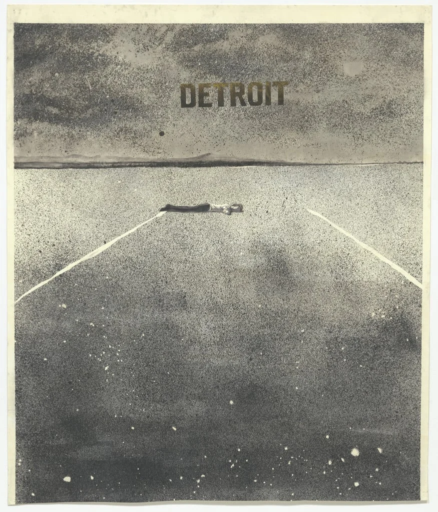 Untitled, by Edgar Arceneaux, graphite, 2009