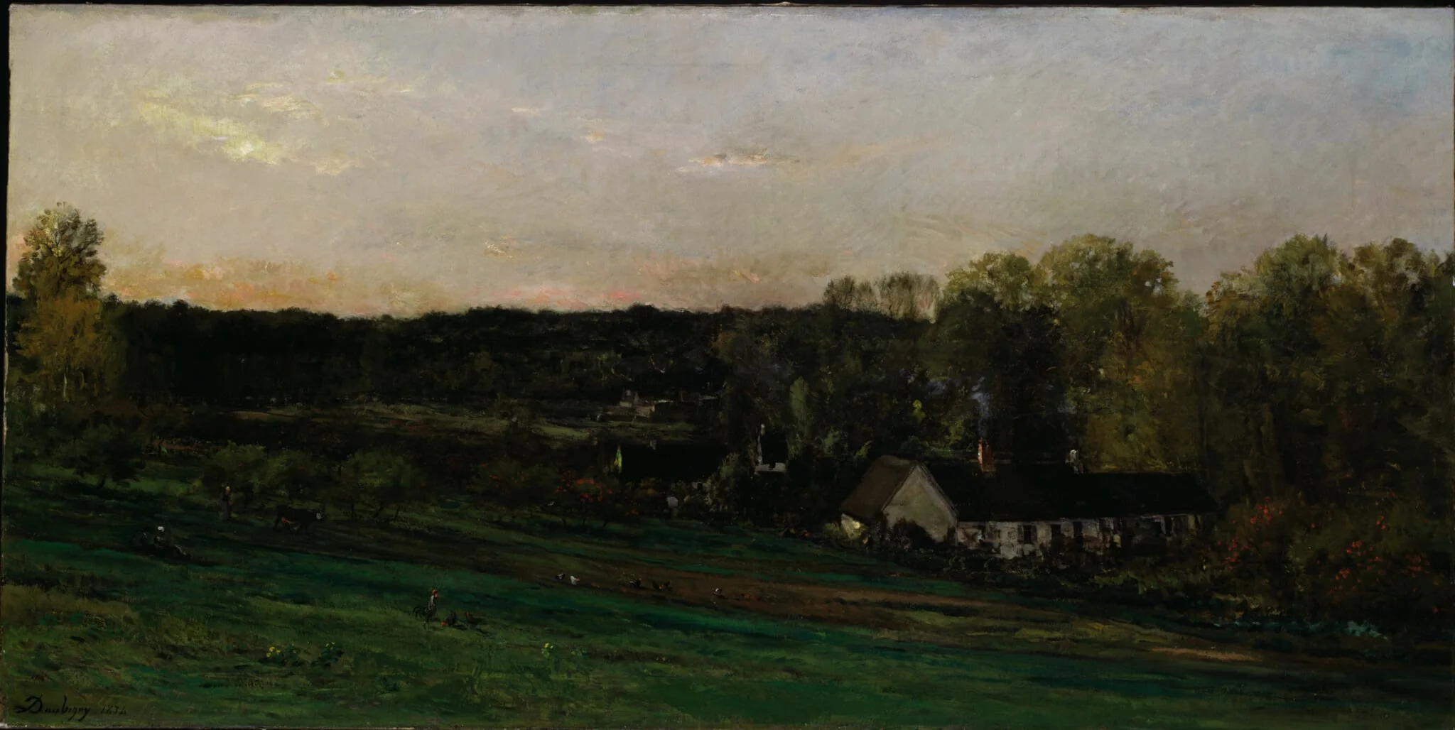 House of Mère Bazot, by Charles François Daubigny, oil, 1874
