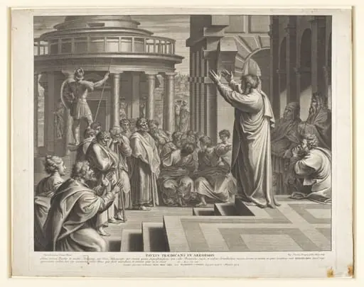 St Paul Preaching at Athens