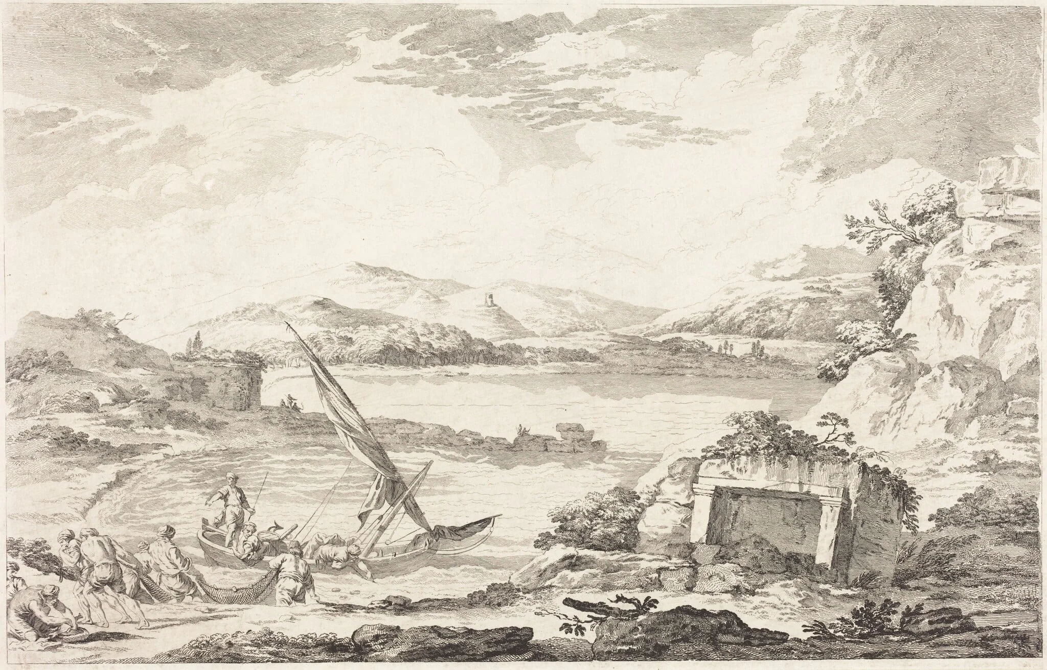 View of the Ancient Port of Phaleron, Athens